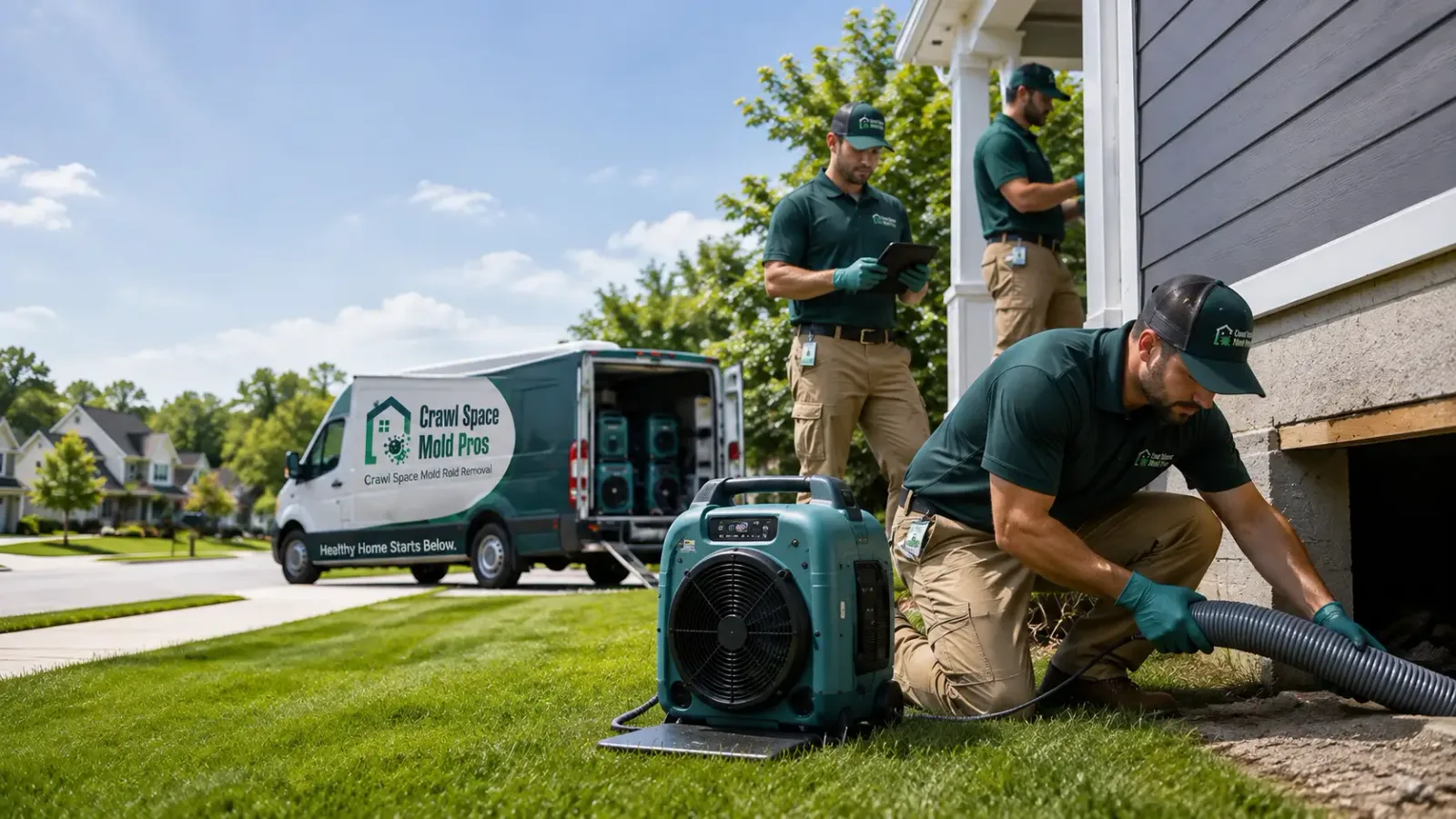 Crawl Space Mold Removal in Logansport, LA